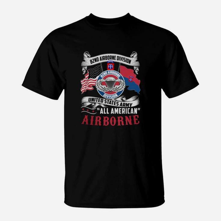 82nd Airborne Division United Dtates Army All American Airborne T-Shirt