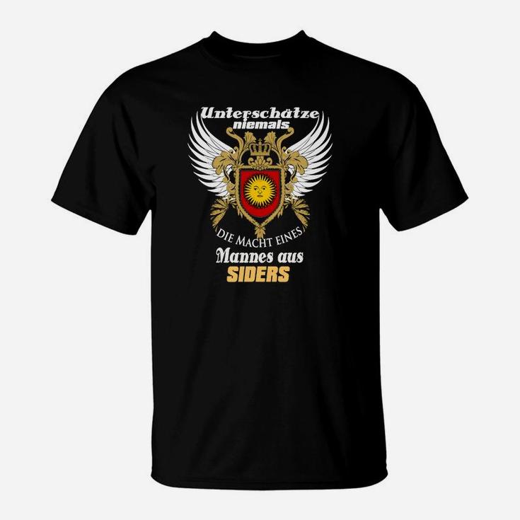 Adler T-Shirt für Herren, Motiv aus Siders, Kraft & Stärke Motto