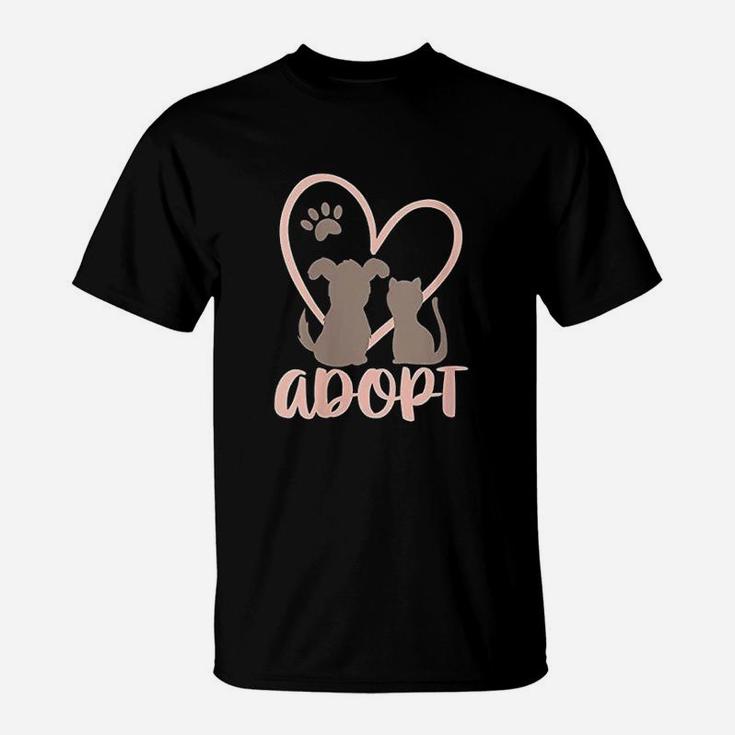 Adopt Rescue Pet Owner Rescue Mom Or Dad T-Shirt