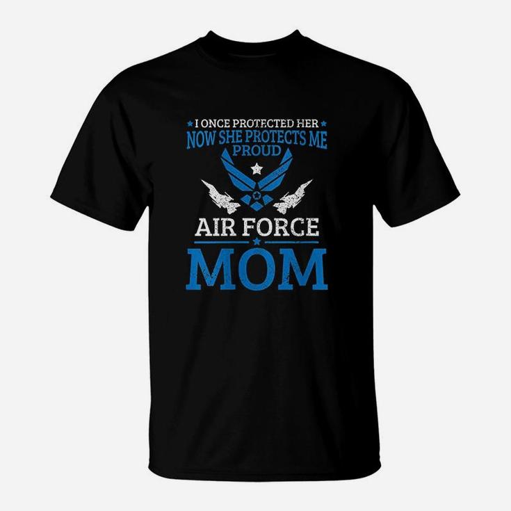 Air Force Mom Pride Us Usaf Daughter Proud Mother Gift T-Shirt
