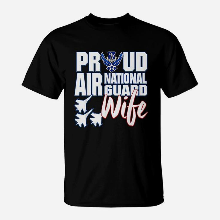 Air National Guard Wife Usa Air Force Military T-Shirt