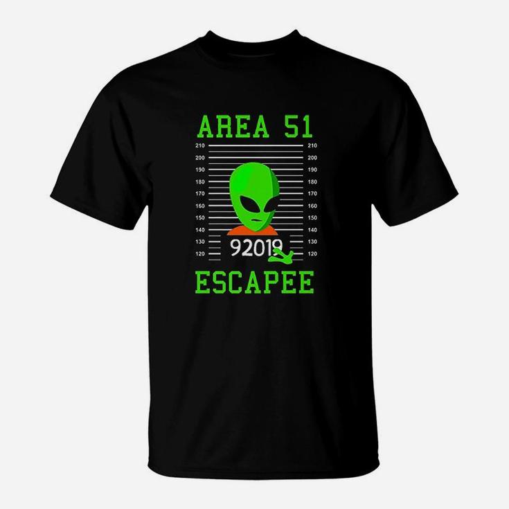 Alien Escapee Area 51 Cute Vintage Halloween T-Shirt