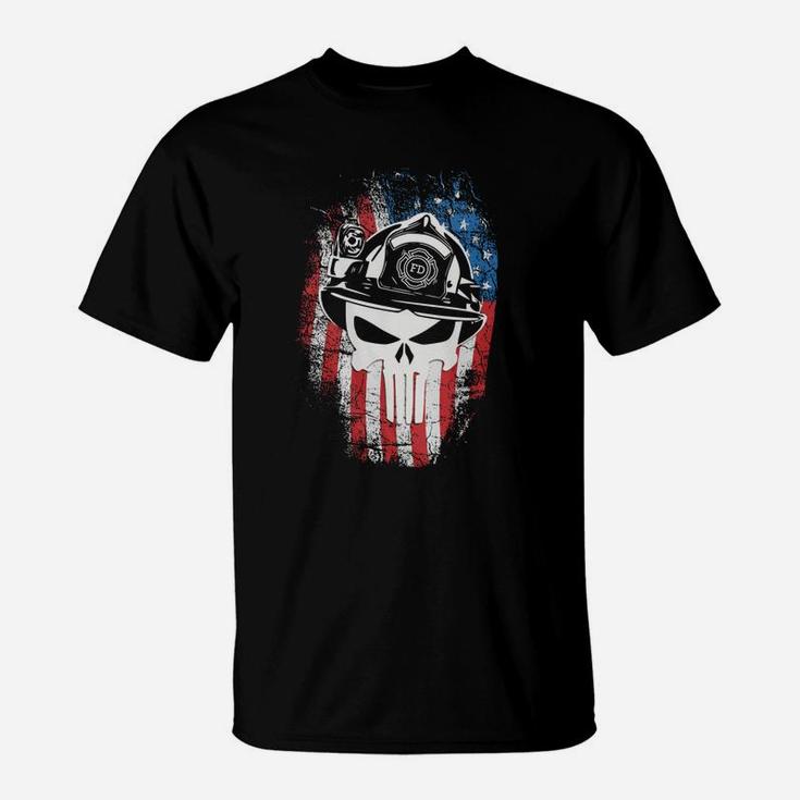 American Firefighter Punisher T-Shirt