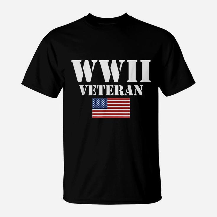 American Patriot Wwii Veteran Military World War 2 T-Shirt