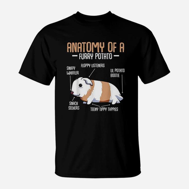 Anatomy Of A Furry Potato Guinea Pig Household Pet Animal T-Shirt
