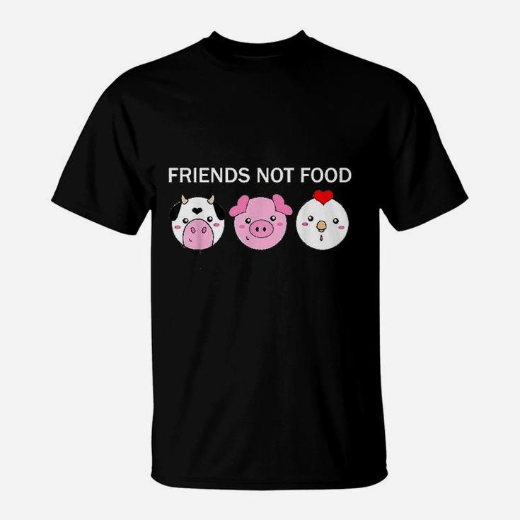 Animals Are Friends Not Food Vegan Vegetarian Great Gift T-Shirt