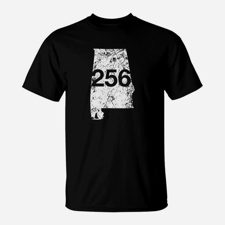 Anniston Florence Huntsville Area Code 256 Alabama T-Shirt