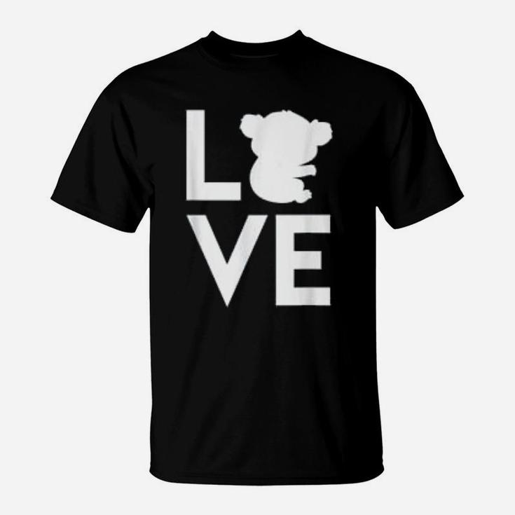 Australia Koala Bear Zoo Keeper Valentines Day Gift Koala T-Shirt