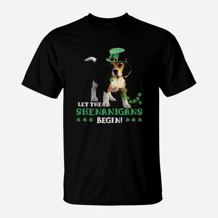 Beagle Let The Shenanigans Begins Beagle Mom T-Shirt