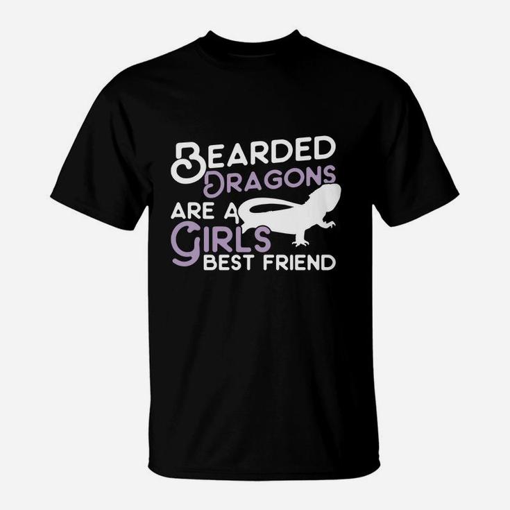 Bearded Dragon Shirt For Girls Bearded Dragons Best Friend T-Shirt