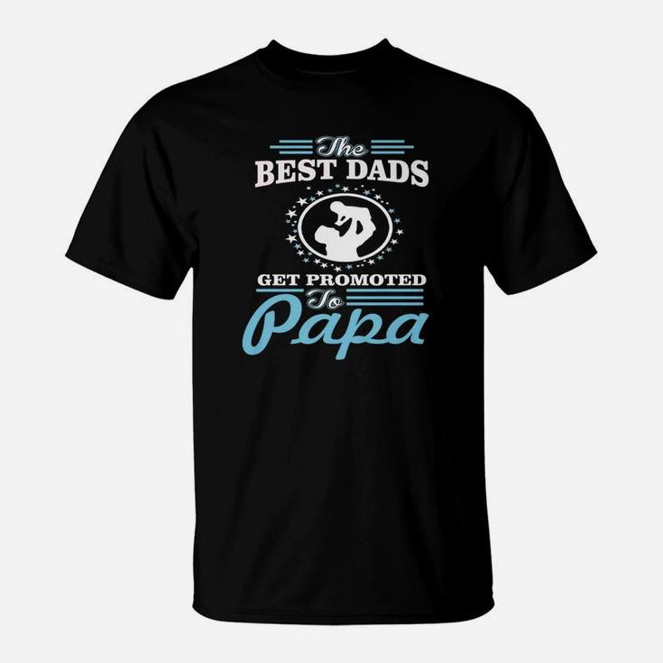 Best Dads Papa, best christmas gifts for dad T-Shirt