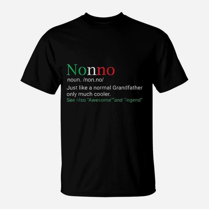 Best Funny Nonno Italian Grandfather Definition Gift T-Shirt