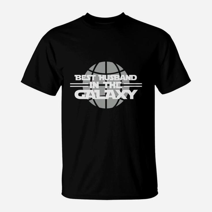 Best Husband In The Galaxy Gift Proud Couple Husband And Wife Best Husband In The Galaxy T-Shirt