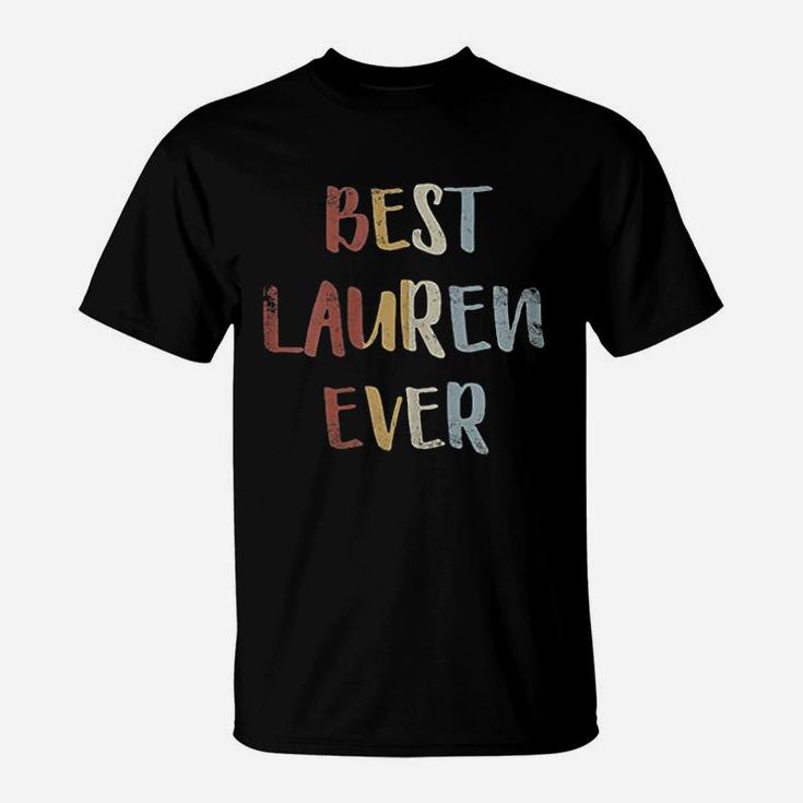 Best Lauren Ever Retro Vintage Name T-Shirt