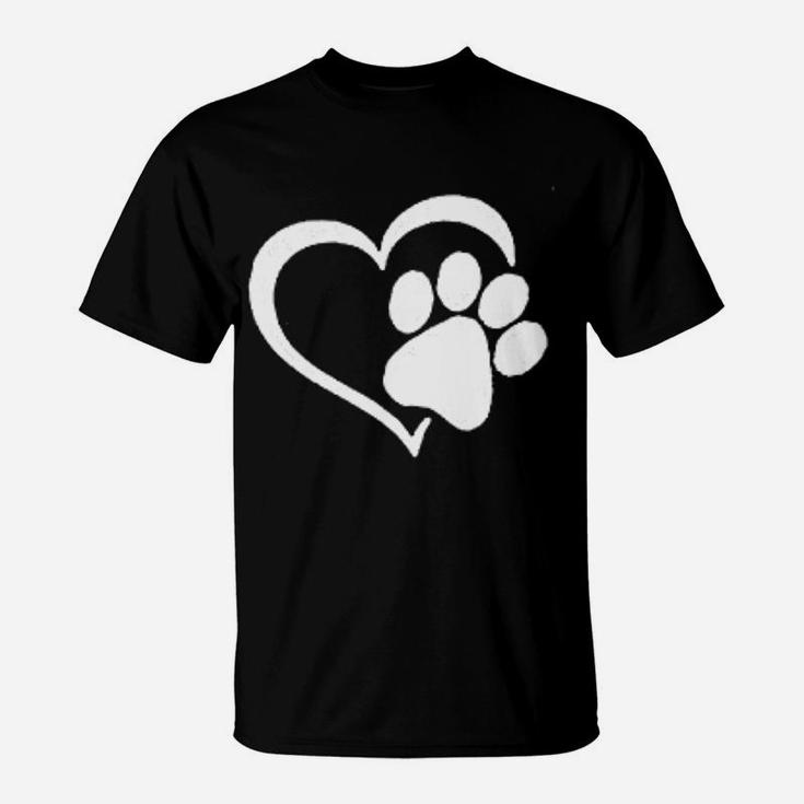 Best Mom Ever Pet Lovers Paw Print Gift For Mom T-Shirt