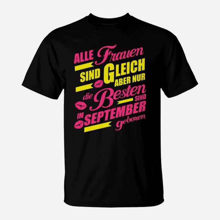 Besten September Geboren Geburtstag T-Shirt