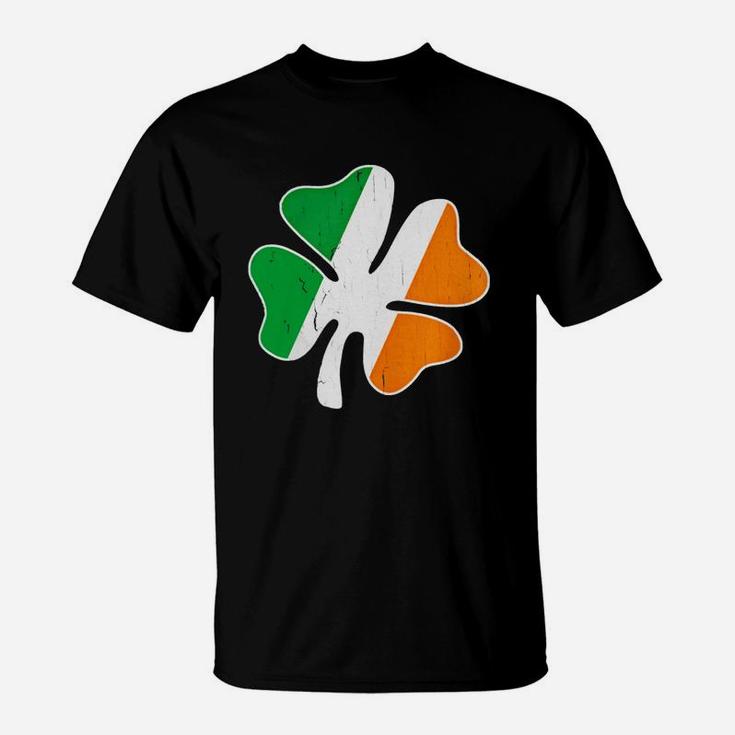 Big Vintage Irish Flag Shamrock T-shirt T-Shirt