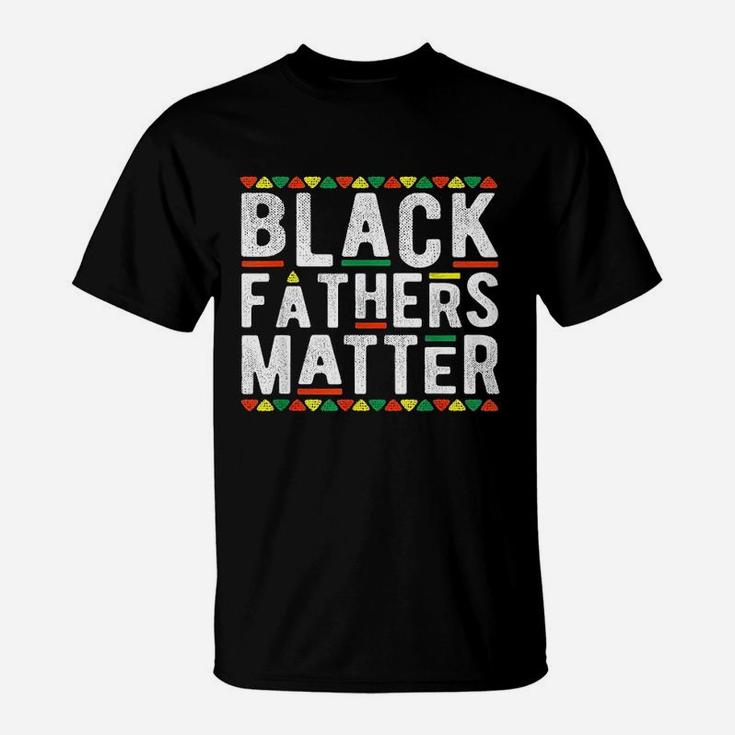 Black Fathers Matter African Dashiki Pride History Month Dad T-Shirt
