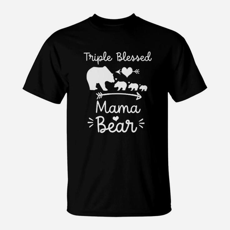 Blessed Mama Bear For Moms birthday T-Shirt