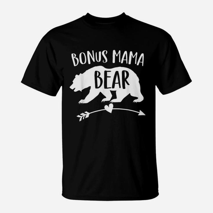 Bonus Mama Bear Best Step Mom Ever Stepmom T-Shirt