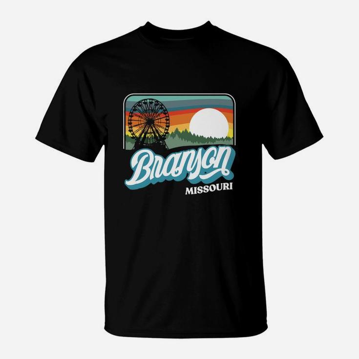 Branson Missouri Vintage 80s Style Retro Distressed T-Shirt