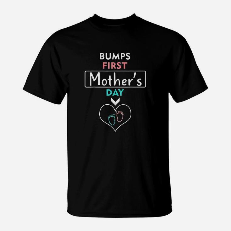 Bumps First Mothers Day New Mom Expecting Baby T-Shirt