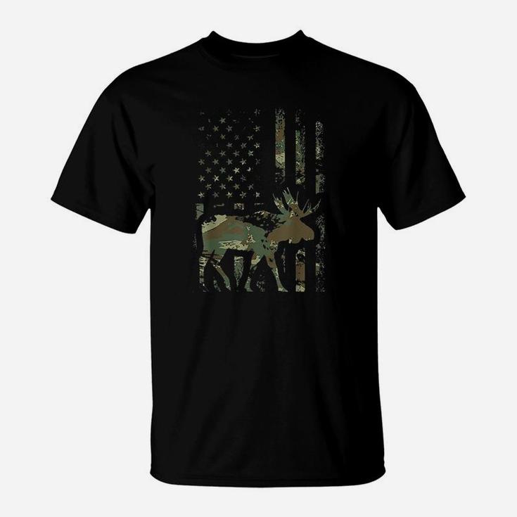Deer Hunting And America Flag Tshirt Hunting Lover Gift Deer Hunting And America Flag Tshirt Hunting Lover Gift
