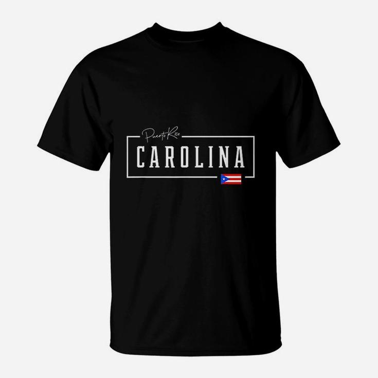 Carolina City State Puerto Rico Boricua Rican Country Flag T-Shirt