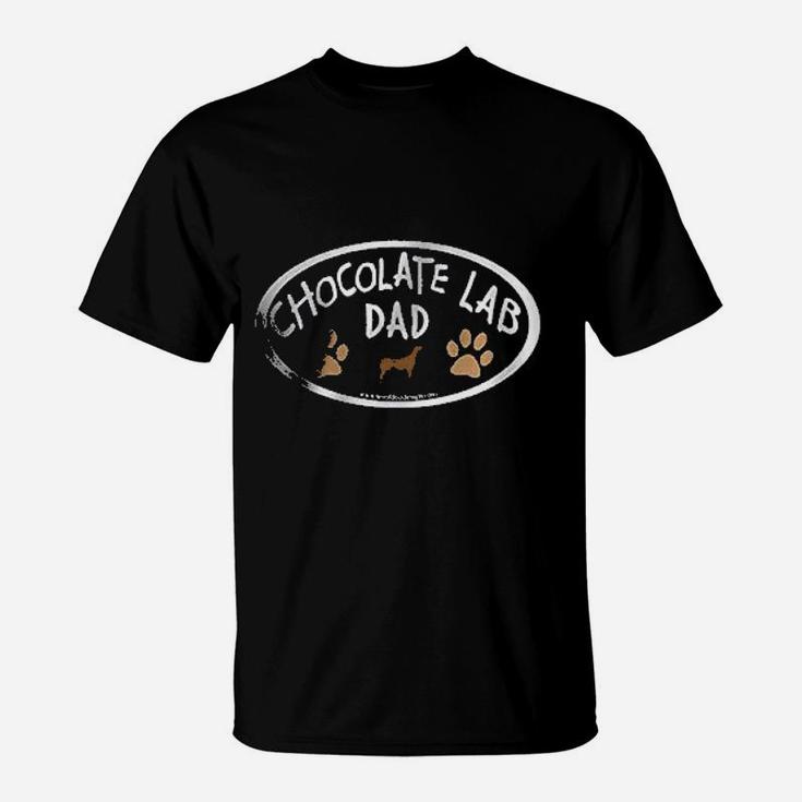 Chocolate Lab Dad T-Shirt