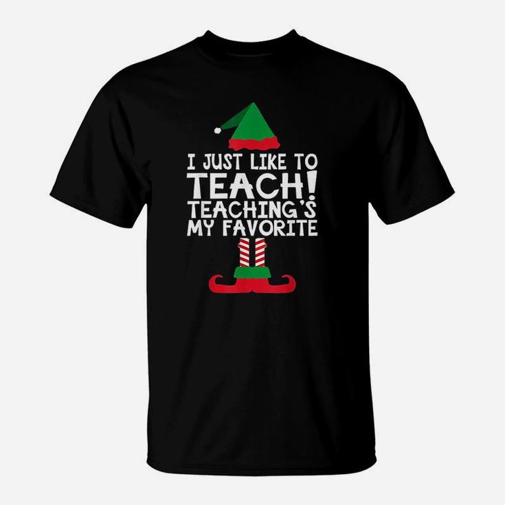 Christmas Just Like Teaching T-Shirt