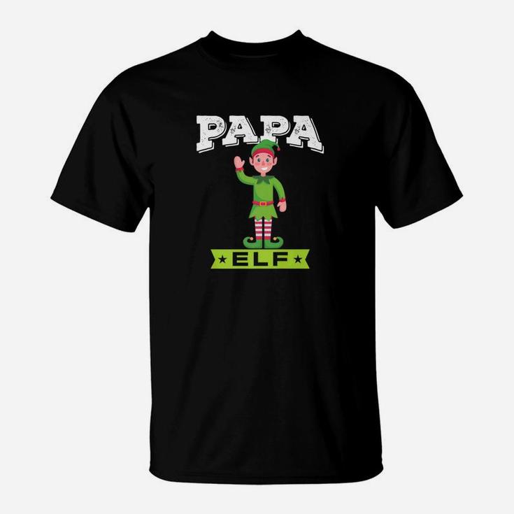 Christmas Shirts Papa Elf S Dad Men Father Holiday Gifts T-Shirt