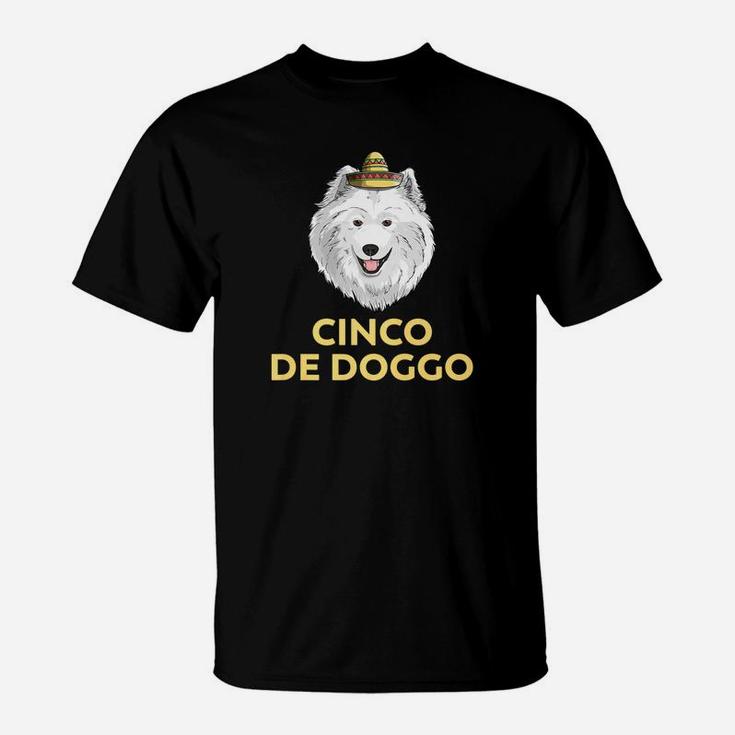 Cinco De Doggo Samoyed Dog Cinco De Mayo Mexican T-Shirt