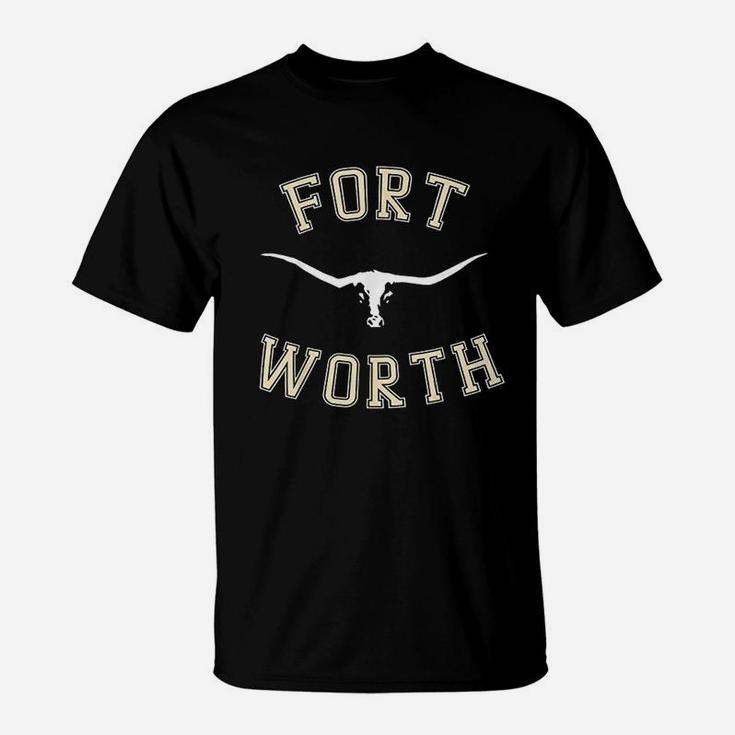 City Texas Vintage Fort Worth Travel Souvenir Gift T-Shirt