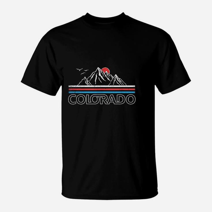 Colorado Mountains Colorado Retro Vintage Classic 80s T-Shirt