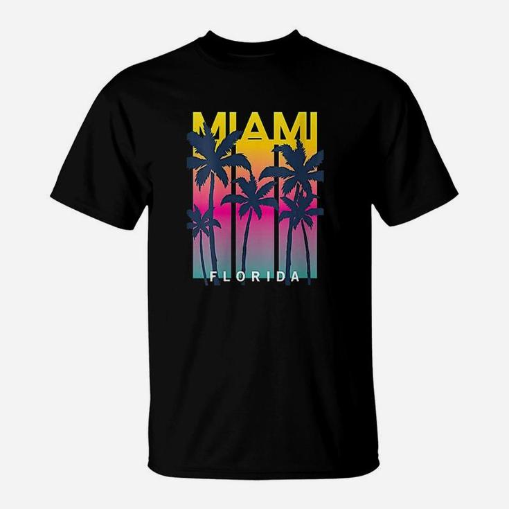 Cool Miami Florida Graphic Design I Love Miami T-Shirt