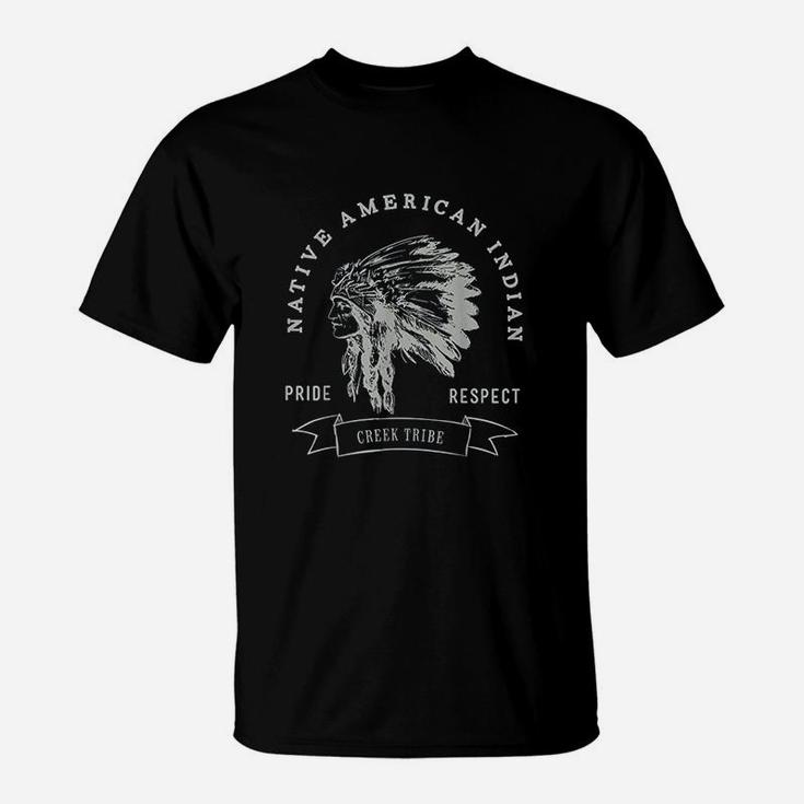 Creek Tribe Native American Indian Pride Respect T-Shirt