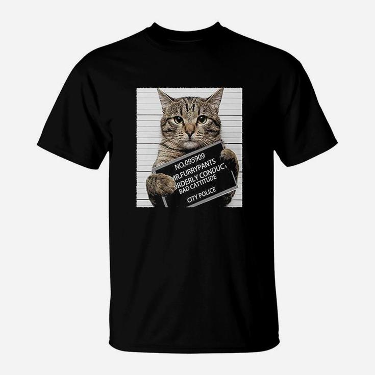 Cute Cat Funny Prison T-Shirt