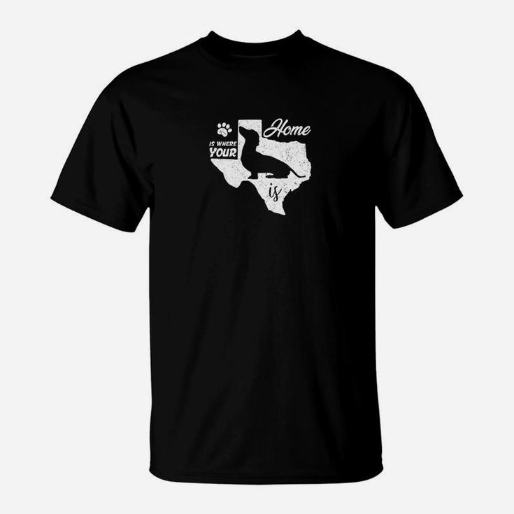 Cute Dachshund Texas Mom For Dachshund Lovers T-Shirt