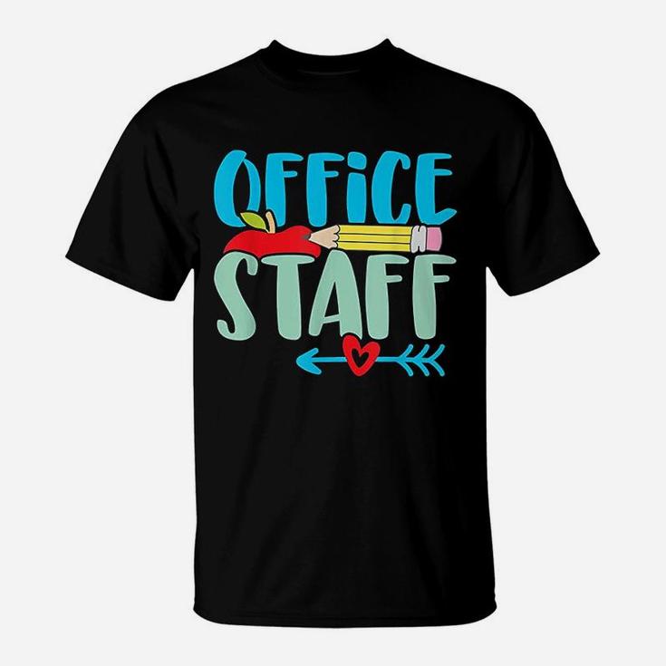 Cute School Front Office Staff Secretary Admin Appreciation T-Shirt
