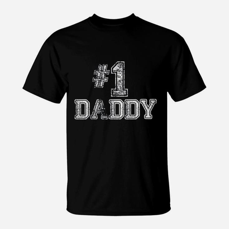 Daddy Dad Number One Fathers Day Gift T-Shirt
