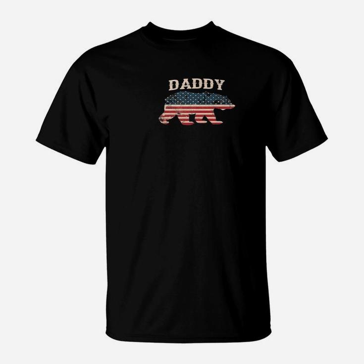 Daddy Flag Bear T-Shirt