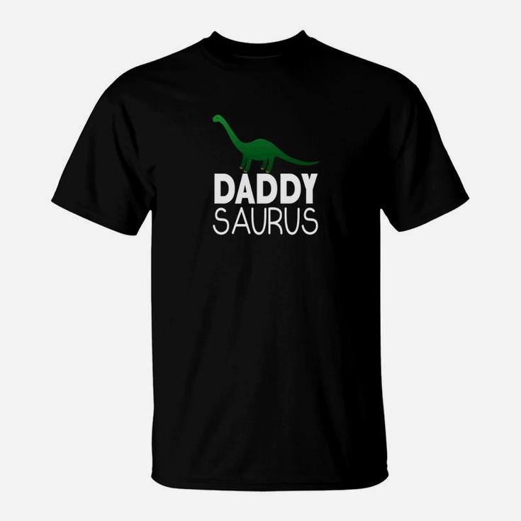 Daddy Saurus Dinosaur Shirt Matching Family Tribe Dad Hubby T-Shirt