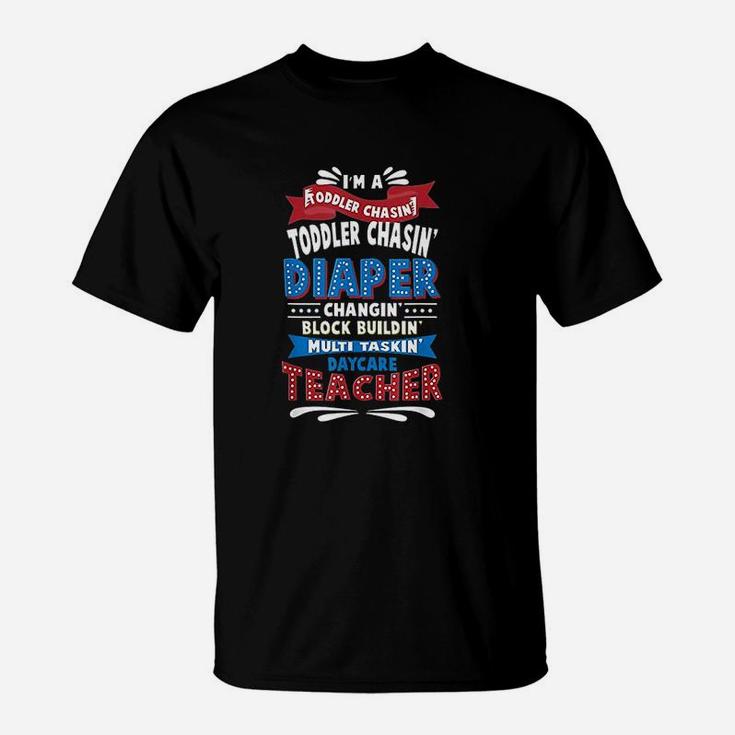 Daycare Teacher Tiny Human Tamer Diaper Changer T-Shirt