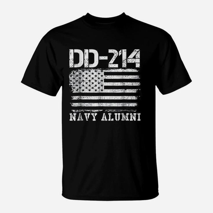 Dd214 Navy Alumni Distressed Vintage T-Shirt