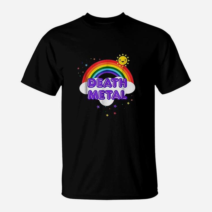 Death Metal Rainbow Funny Heavy Metal Cool T-Shirt