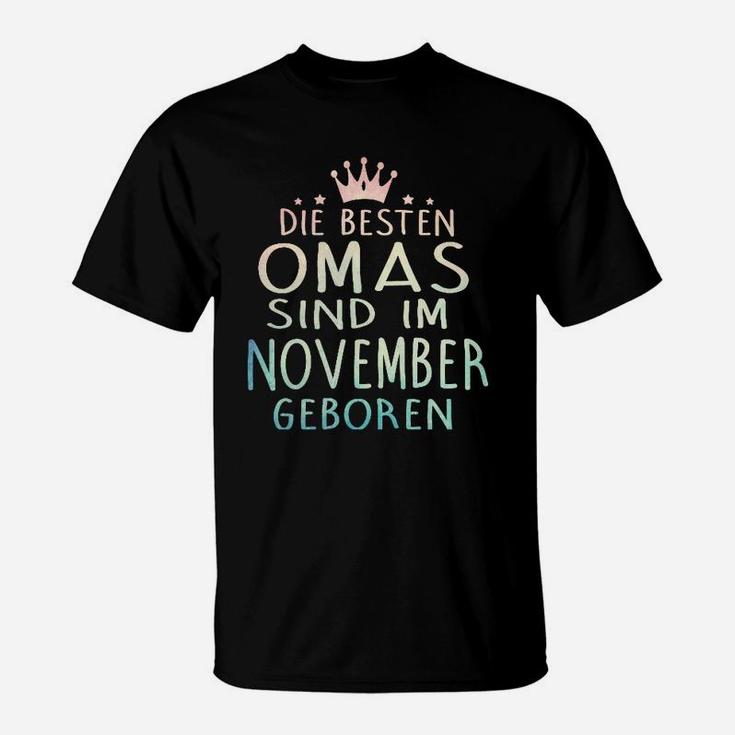 Die Besten Omas Sind Im November Geboren T-Shirt