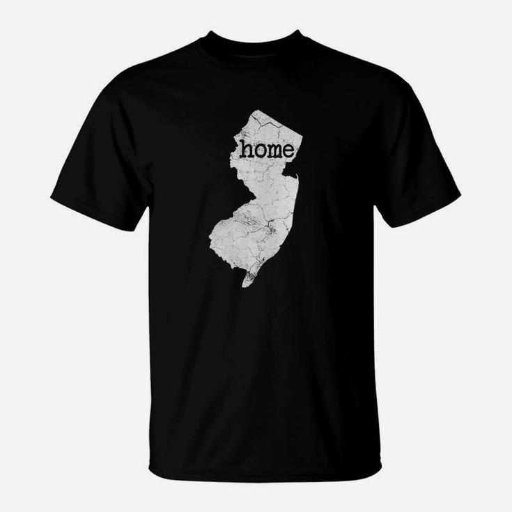 Distressed New Jersey Home Shirt New Jersey Shirt T-Shirt