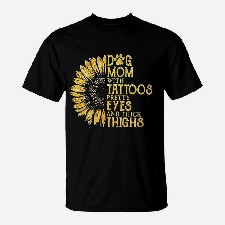 Dog Mom Sunflower T-Shirt