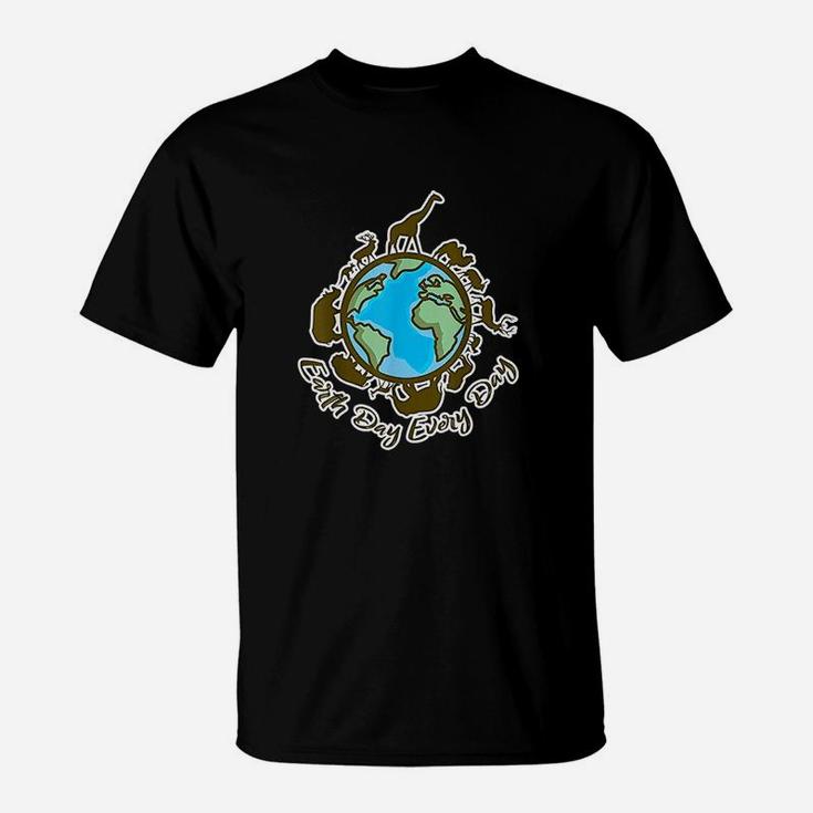 Earth Day Every Day Gift For Planet Lovers Eco T-Shirt