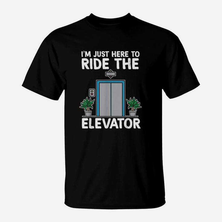Elevator Mechanic Engineer Funny Elevators Lovers Take Ride T-Shirt